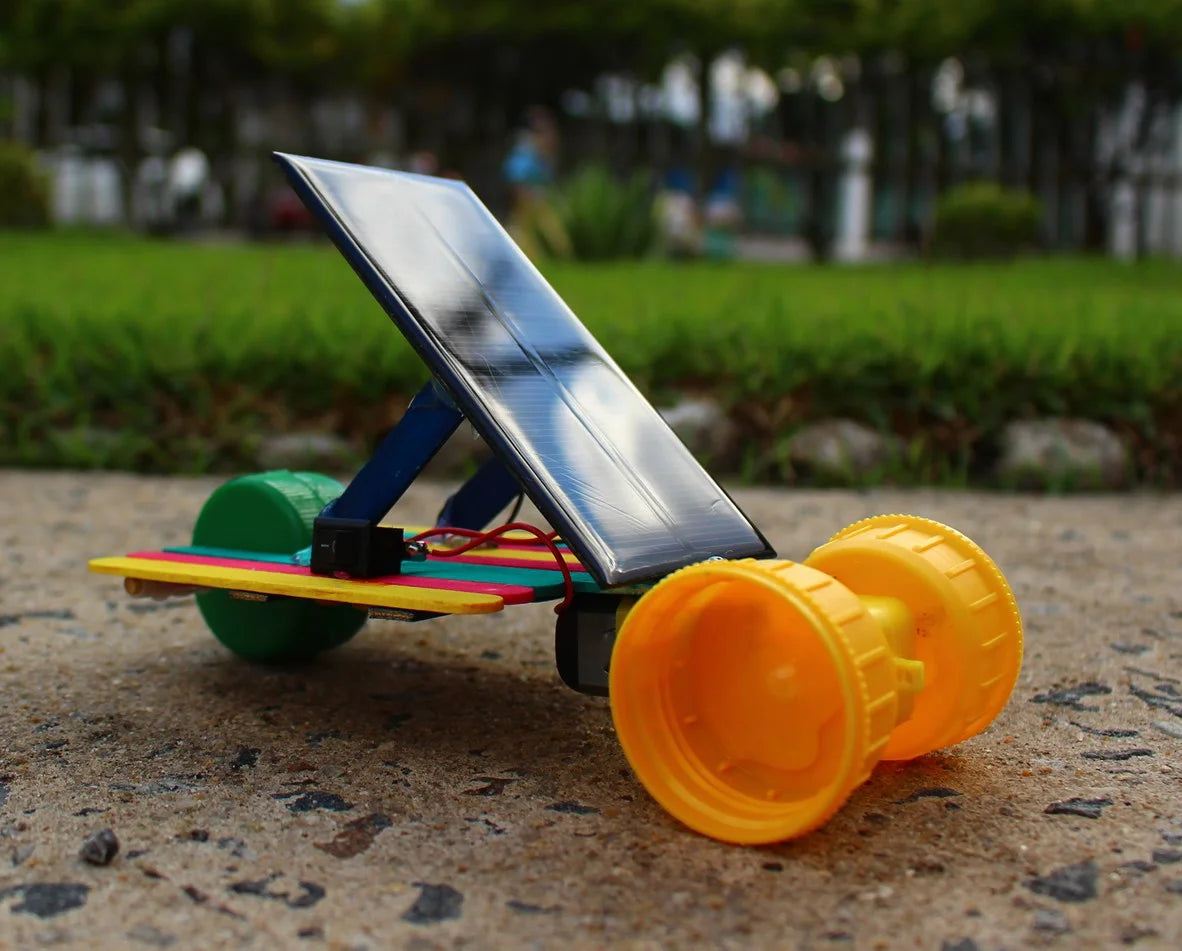 Carro Arco-íris DIY - Kit Robótica Sustentável para Educação Maker