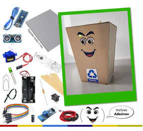 Lixeira Inteligente STEAM - Kit Robótica Educação STEAM